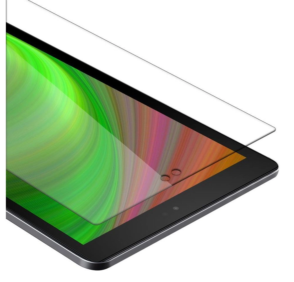 Cadorabo Panzer Folie für Kindle Fire HD 10 2017 (7. Gen.) Schutzfolie in KRISTALL KLAR Gehärtetes (Tempered) Display-Schutzglas in 9H Härte mit 3D Touch Kompatibilität