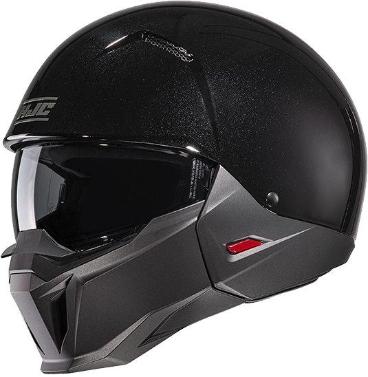 HJC I20 SOLID Jethelm schwarz XS