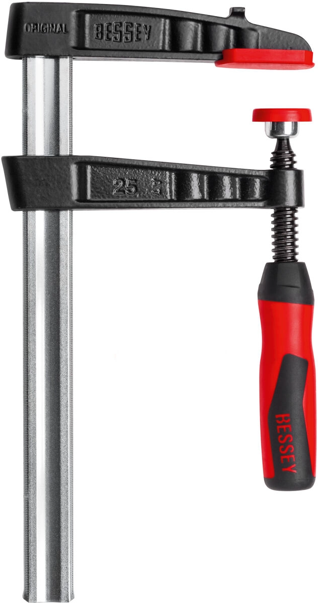 BESSEY Temperguss-Schraubzwinge 100 x 50 mm TG mit 2-Komponenten-Kunststoffgriff TG10-2K