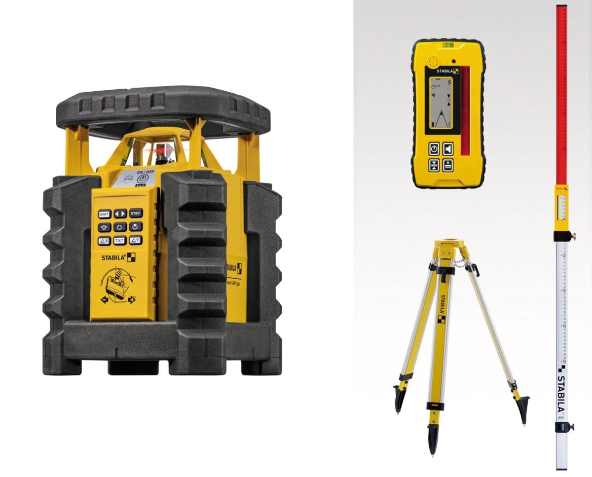 STABILA Rotationslaser LAR 350 Set 9-tlg.