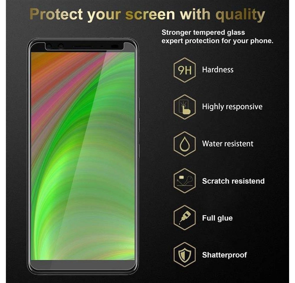 Cadorabo 3x Panzer Folie für HTC U12 PLUS Schutzfolie in KRISTALL KLAR 3er Pack Gehärtetes (Tempered) Display-Schutzglas in 9H Härte mit 3D Touch Kompatibilität