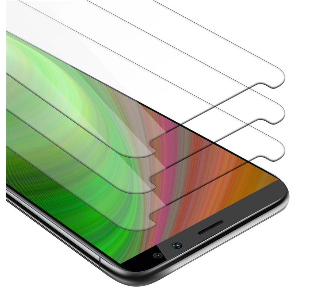 Cadorabo 3x Panzer Folie für Huawei MATE 10 LITE Schutzfolie in KRISTALL KLAR 3er Pack Gehärtetes (Tempered) Display-Schutzglas in 9H Härte mit 3D Touch Kompatibilität