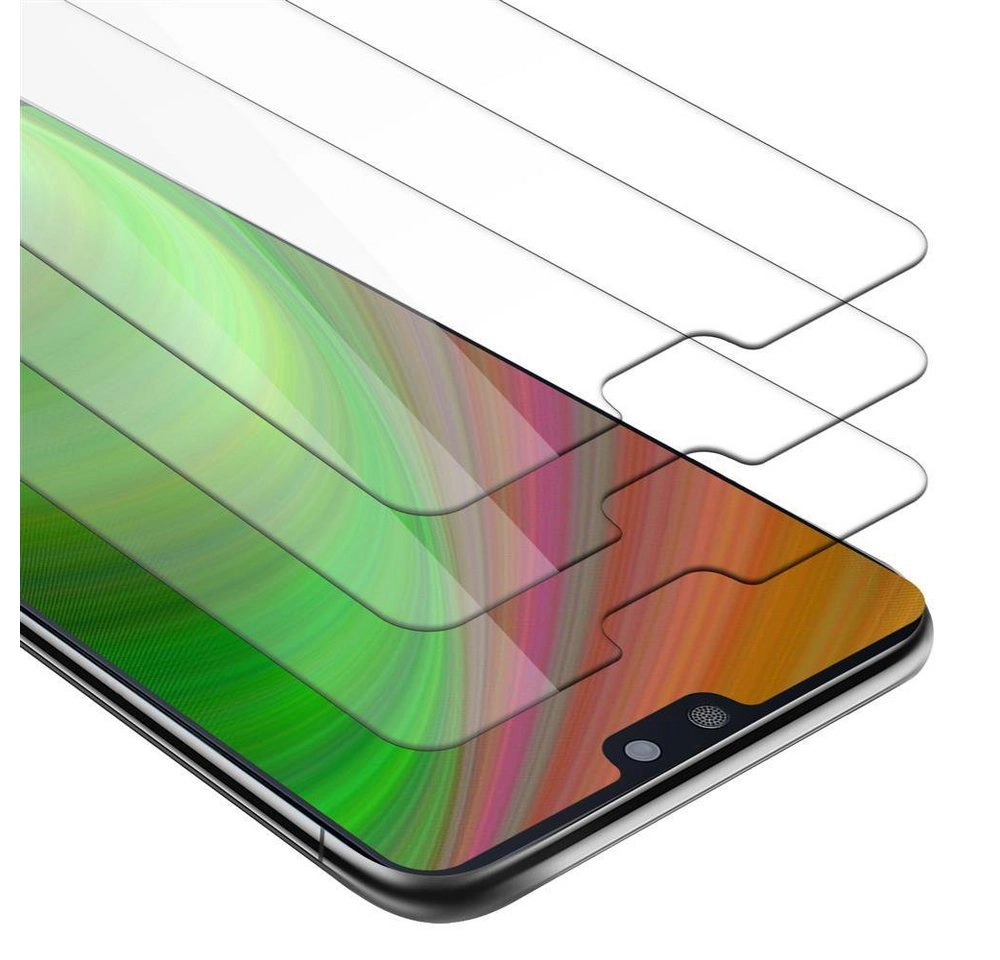 Cadorabo 3x Panzer Folie für Huawei P20 PRO Schutzfolie in KRISTALL KLAR 3er Pack Gehärtetes (Tempered) Display-Schutzglas in 9H Härte mit 3D Touch Kompatibilität