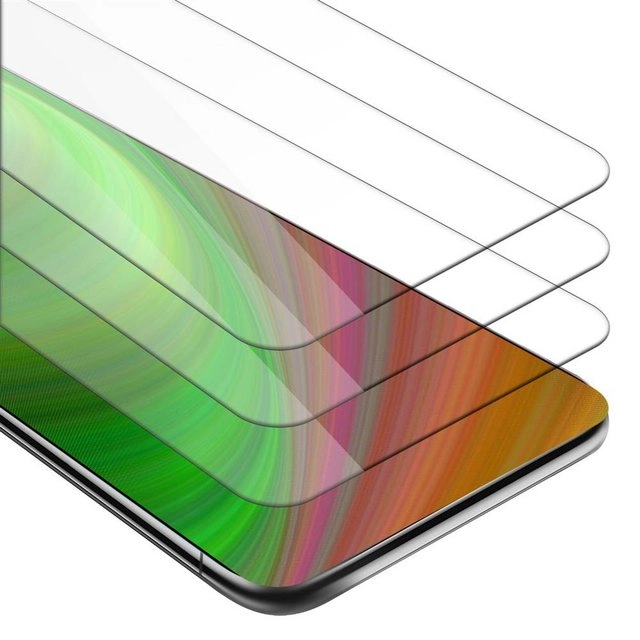 Cadorabo 3x Panzer Folie für Lenovo Z5 PRO Schutzfolie in KRISTALL KLAR 3er Pack Gehärtetes (Tempered) Display-Schutzglas in 9H Härte mit 3D Touch Kompatibilität