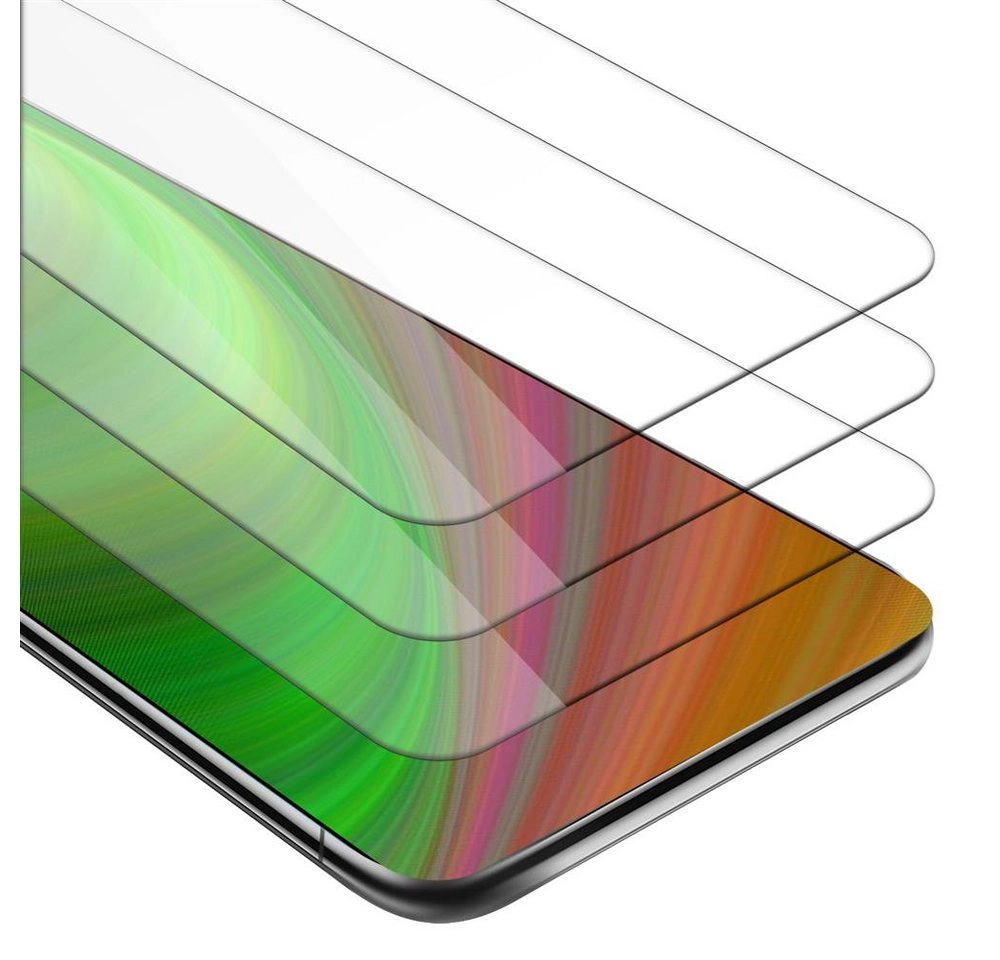 Cadorabo 3x Panzer Folie für Lenovo Z5 PRO Schutzfolie in KRISTALL KLAR 3er Pack Gehärtetes (Tempered) Display-Schutzglas in 9H Härte mit 3D Touch Kompatibilität