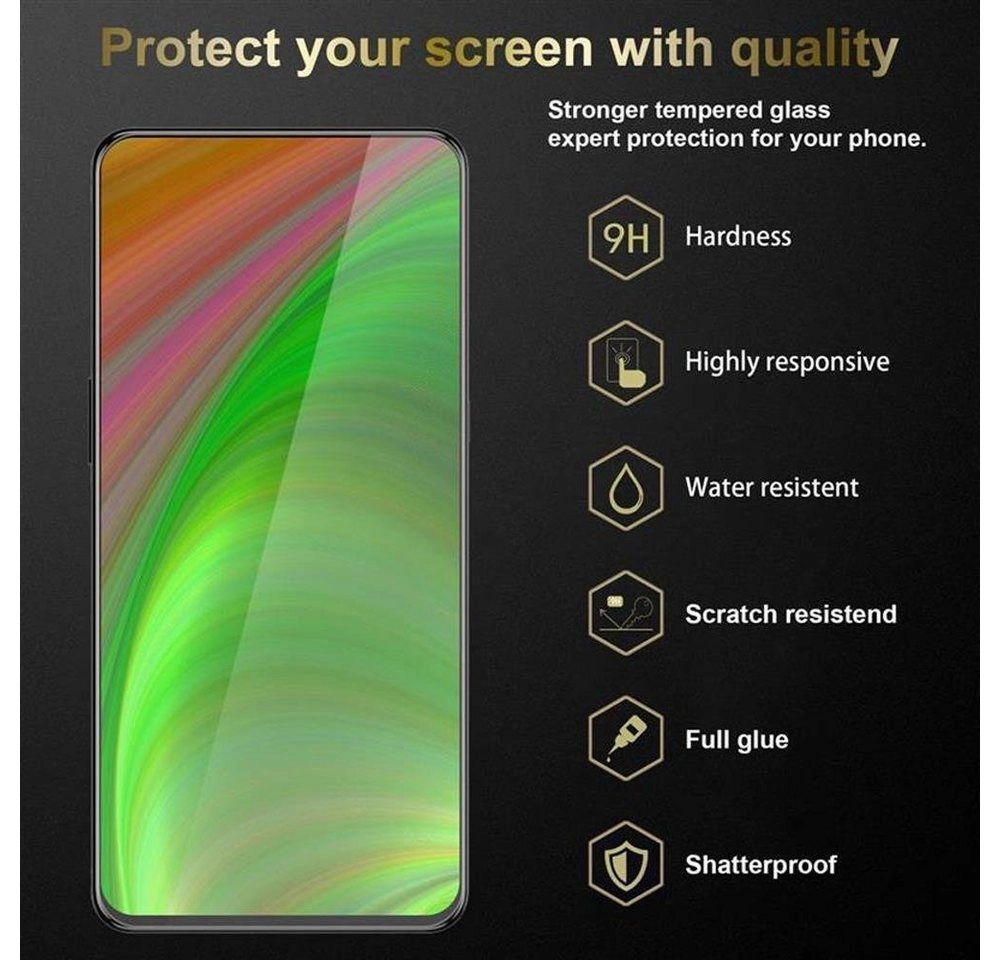 Cadorabo 3x Panzer Folie für Lenovo Z5 PRO Schutzfolie in KRISTALL KLAR 3er Pack Gehärtetes (Tempered) Display-Schutzglas in 9H Härte mit 3D Touch Kompatibilität