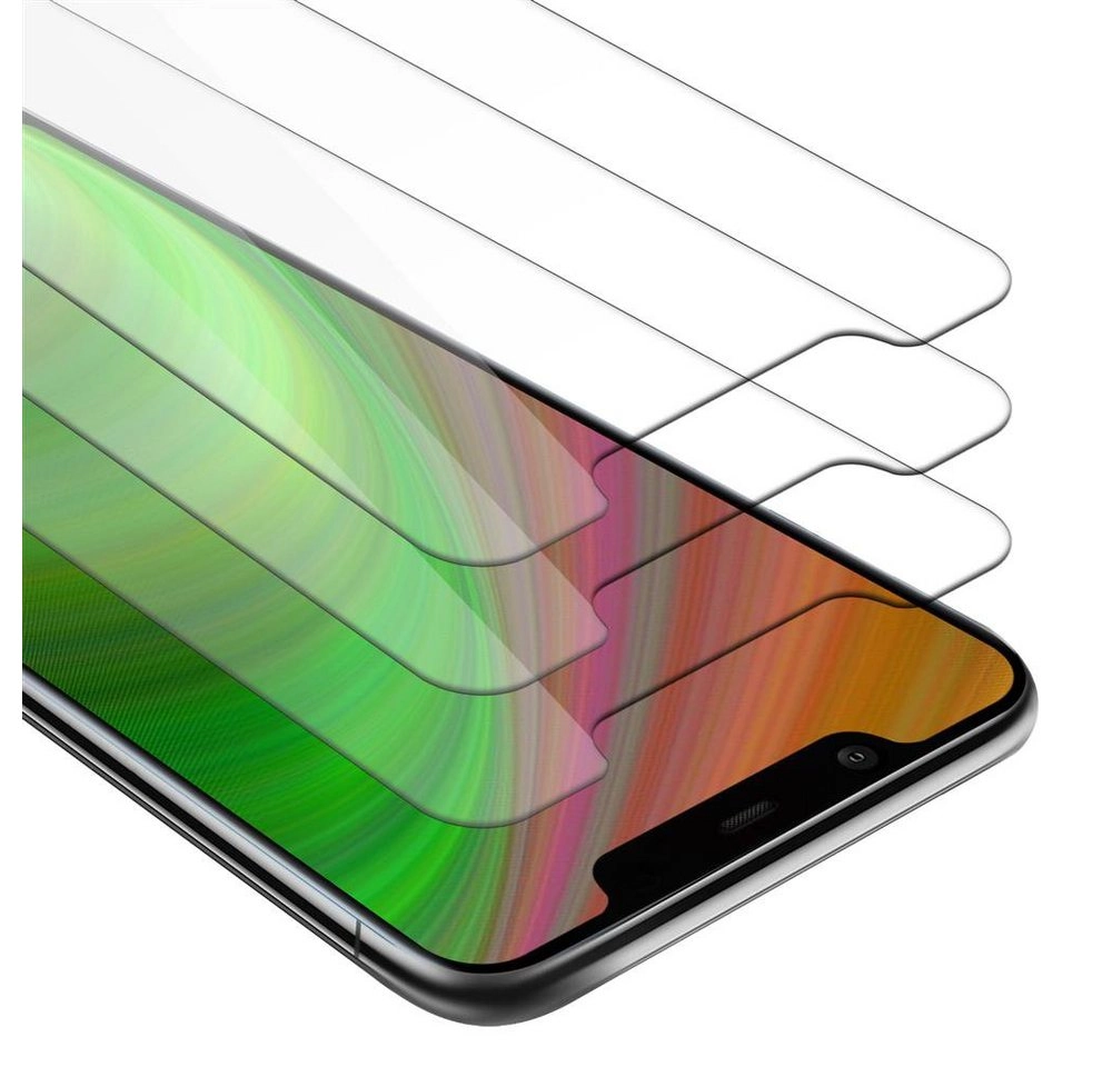 Cadorabo 3x Panzer Folie für Nokia 8.1 2018 Schutzfolie in KRISTALL KLAR 3er Pack Gehärtetes (Tempered) Display-Schutzglas in 9H Härte mit 3D Touch Kompatibilität