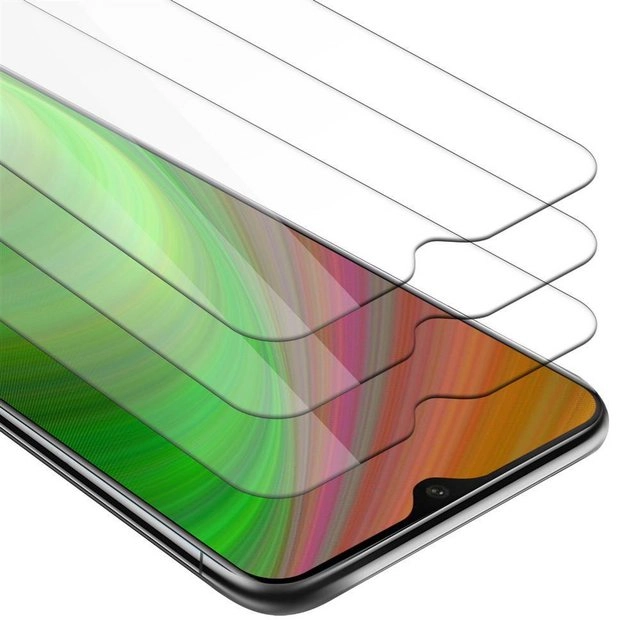 Cadorabo 3x Panzer Folie für OnePlus 6T Schutzfolie in KRISTALL KLAR 3er Pack Gehärtetes (Tempered) Display-Schutzglas in 9H Härte mit 3D Touch Kompatibilität