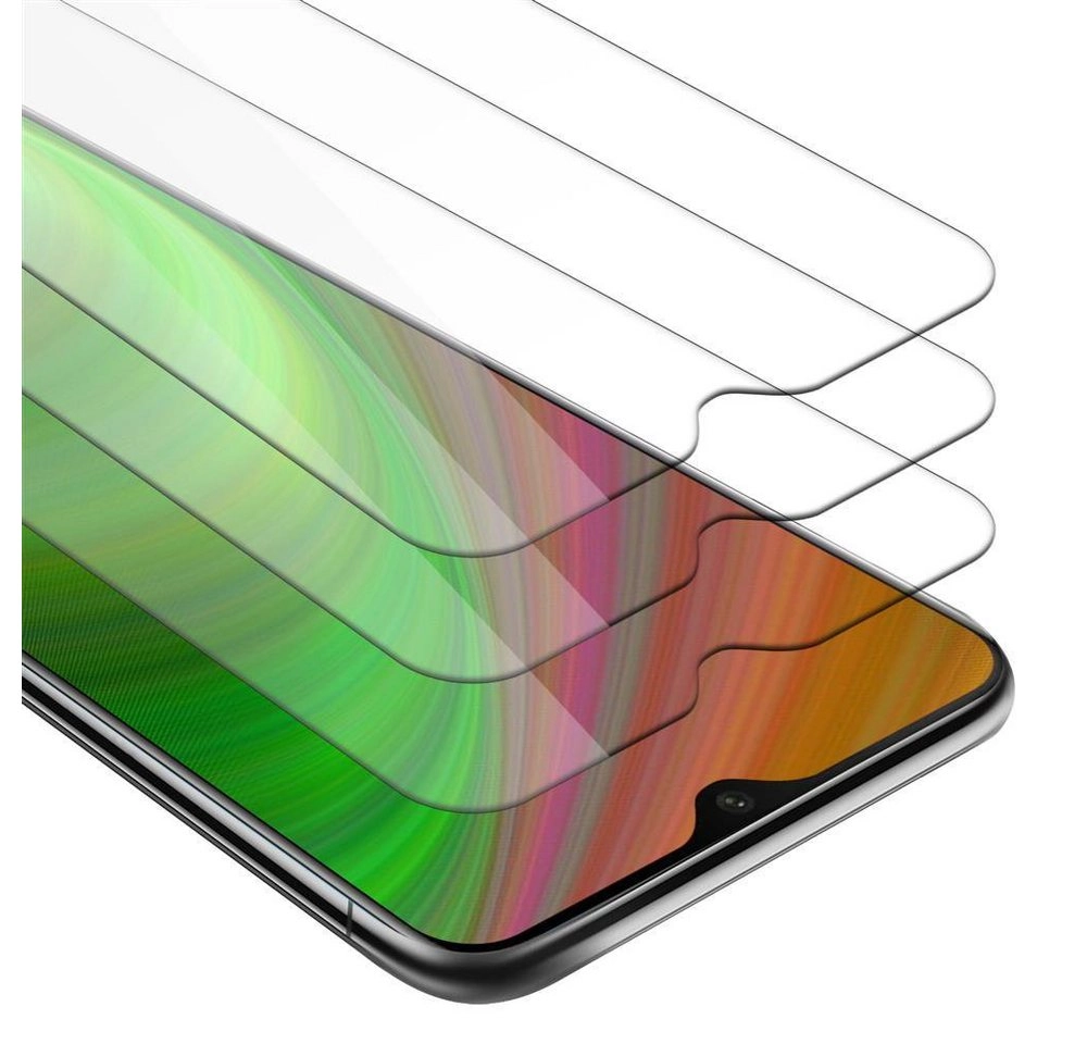 Cadorabo 3x Panzer Folie für OnePlus 6T Schutzfolie in KRISTALL KLAR 3er Pack Gehärtetes (Tempered) Display-Schutzglas in 9H Härte mit 3D Touch Kompatibilität