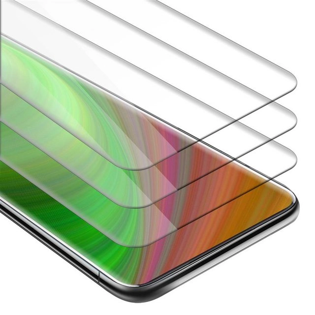 Cadorabo 3x Panzer Folie für OnePlus 7 PRO Schutzfolie in KRISTALL KLAR 3er Pack Gehärtetes (Tempered) Display-Schutzglas in 9H Härte mit 3D Touch Kompatibilität