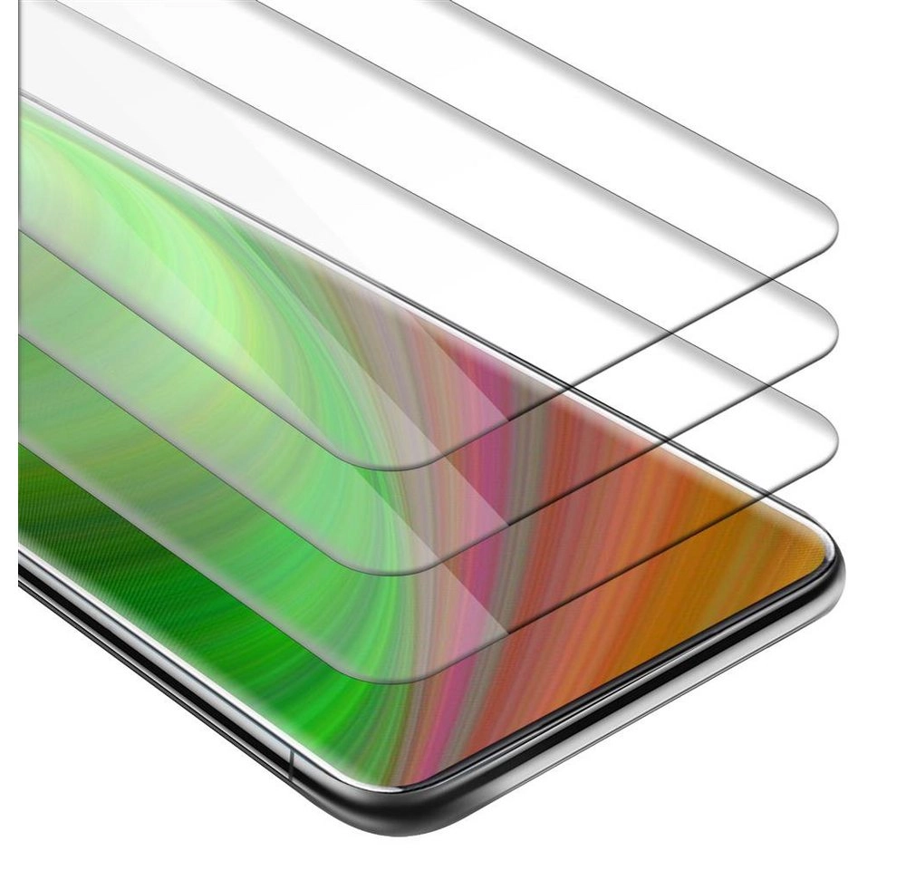 Cadorabo 3x Panzer Folie für OnePlus 7 PRO Schutzfolie in KRISTALL KLAR 3er Pack Gehärtetes (Tempered) Display-Schutzglas in 9H Härte mit 3D Touch Kompatibilität