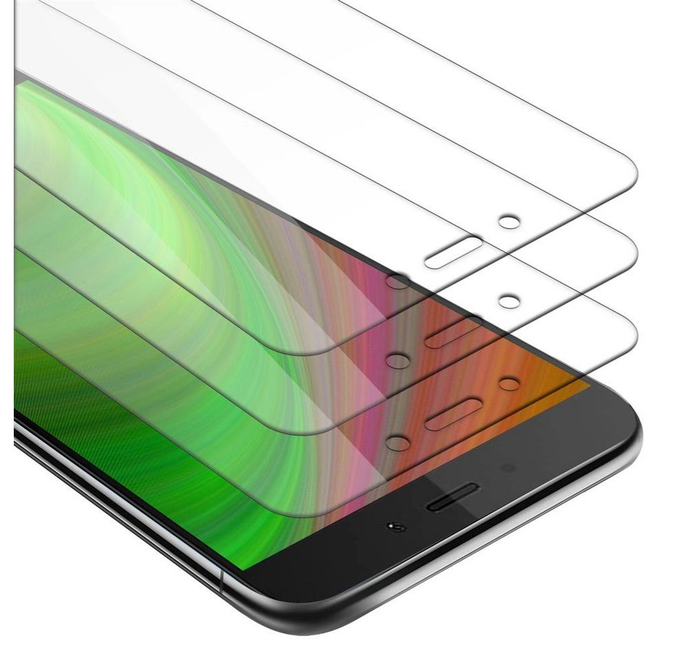Cadorabo 3x Panzer Folie für Xiaomi RedMi NOTE 4 Schutzfolie in KRISTALL KLAR 3er Pack Gehärtetes (Tempered) Display-Schutzglas in 9H Härte mit 3D Touch Kompatibilität