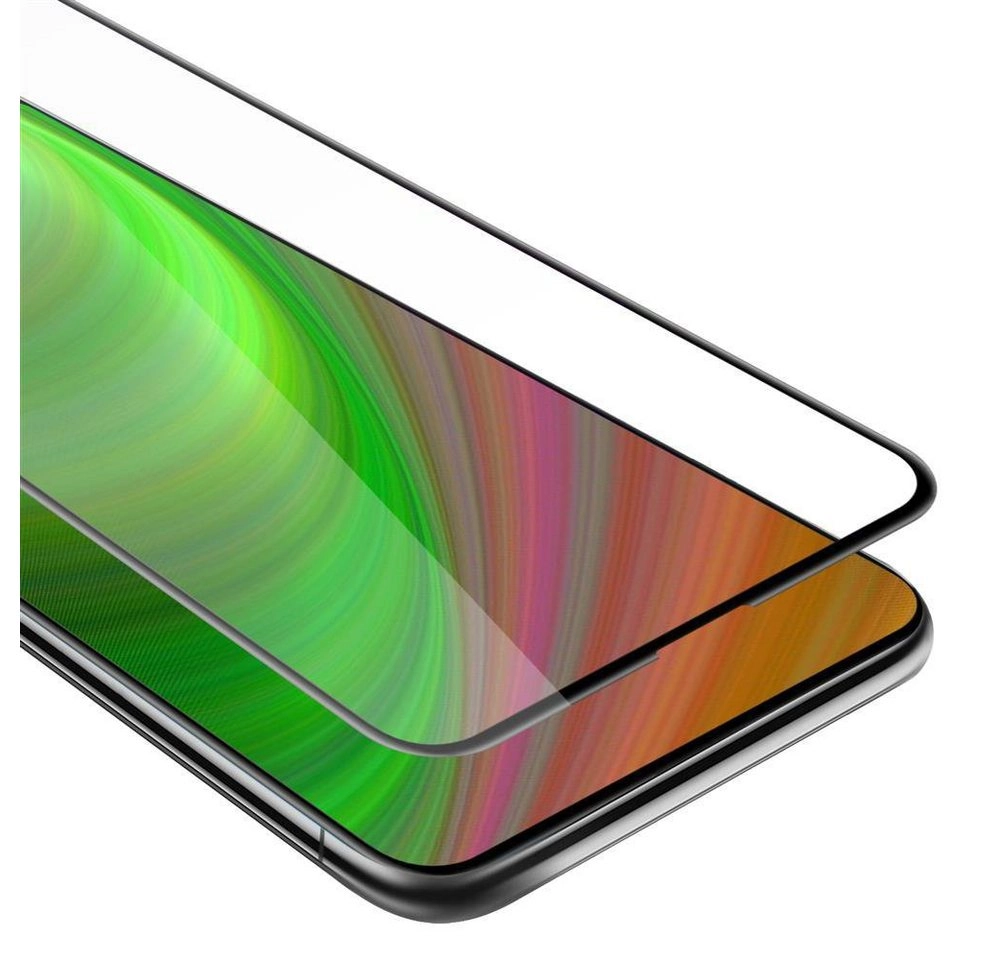 Cadorabo Vollbild Panzer Folie für Honor 9X PRO Schutzfolie in TRANSPARENT mit SCHWARZ Gehärtetes (Tempered) Display-Schutzglas in 9H Härte mit 3D Touch