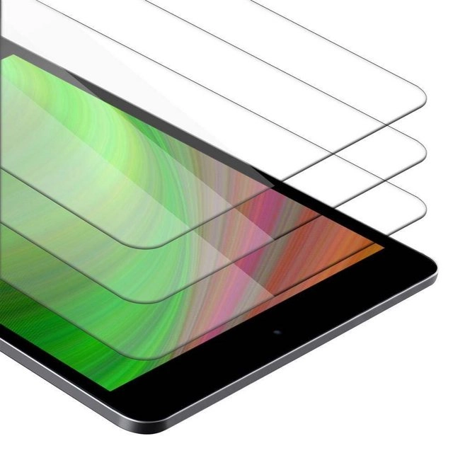 Cadorabo 3x Panzer Folie für Apple iPad Mini / Mini 2 / Mini 3 Schutzfolie in KRISTALL KLAR 3er Pack Gehärtetes (Tempered) Display-Schutzglas in 9H Härte mit 3D Touch Kompatibilität
