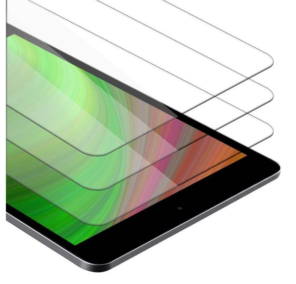 Cadorabo 3x Panzer Folie für Apple iPad Mini / Mini 2 / Mini 3 Schutzfolie in KRISTALL KLAR 3er Pack Gehärtetes (Tempered) Display-Schutzglas in 9H Härte mit 3D Touch Kompatibilität