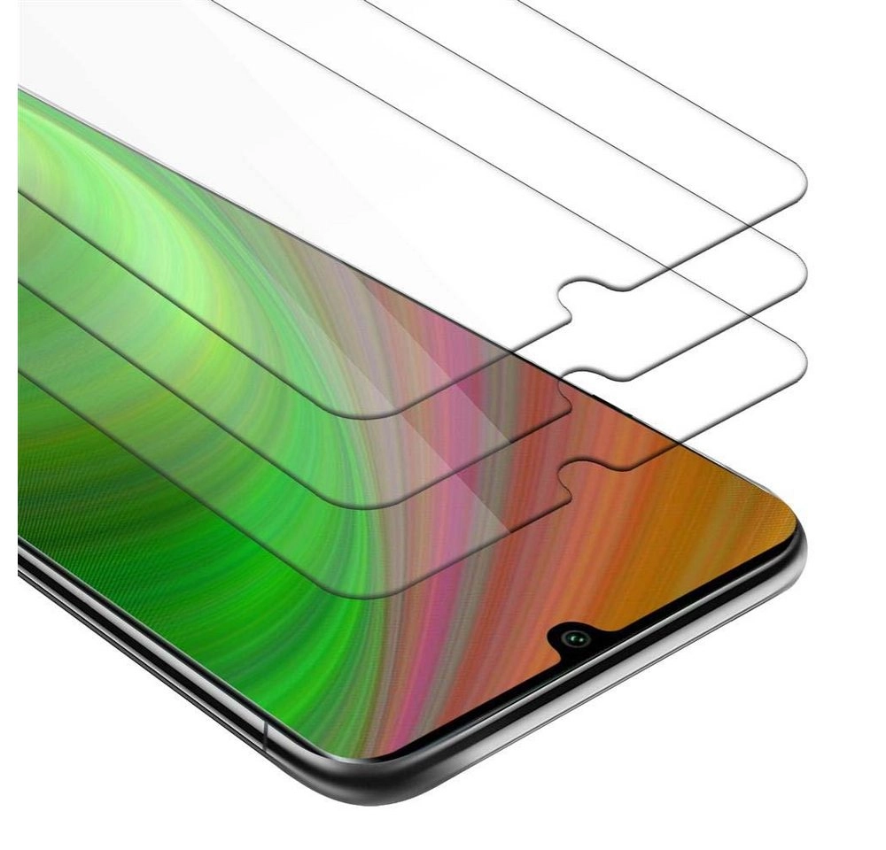 Cadorabo 3x Panzer Folie für Xiaomi RedMi Note 10 Schutzfolie in KRISTALL KLAR 3er Pack Gehärtetes (Tempered) Display-Schutzglas in 9H Härte mit 3D Touch Kompatibilität