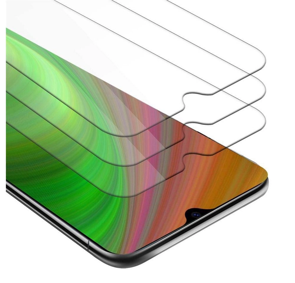 Cadorabo 3x Panzer Folie für Xiaomi Mi CC9 Schutzfolie in KRISTALL KLAR 3er Pack Gehärtetes (Tempered) Display-Schutzglas in 9H Härte mit 3D Touch Kompatibilität