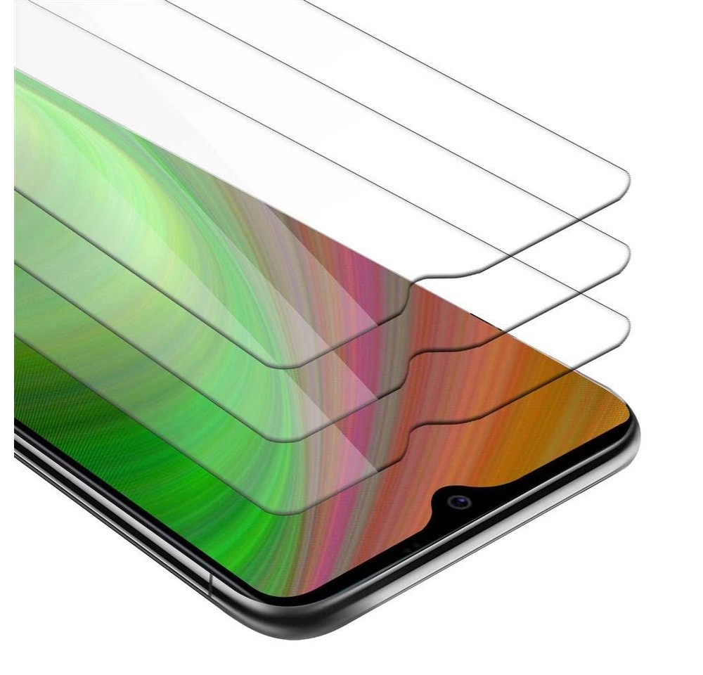 Cadorabo 3x Panzer Folie für LG K50s Schutzfolie in KRISTALL KLAR 3er Pack Gehärtetes (Tempered) Display-Schutzglas in 9H Härte mit 3D Touch Kompatibilität