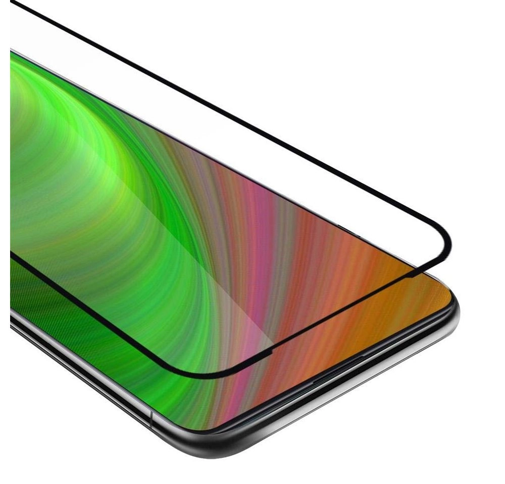Cadorabo Vollbild Panzer Folie für Xiaomi Mi 9T PRO Schutzfolie in TRANSPARENT mit SCHWARZ Gehärtetes (Tempered) Display-Schutzglas in 9H Härte mit 3D Touch