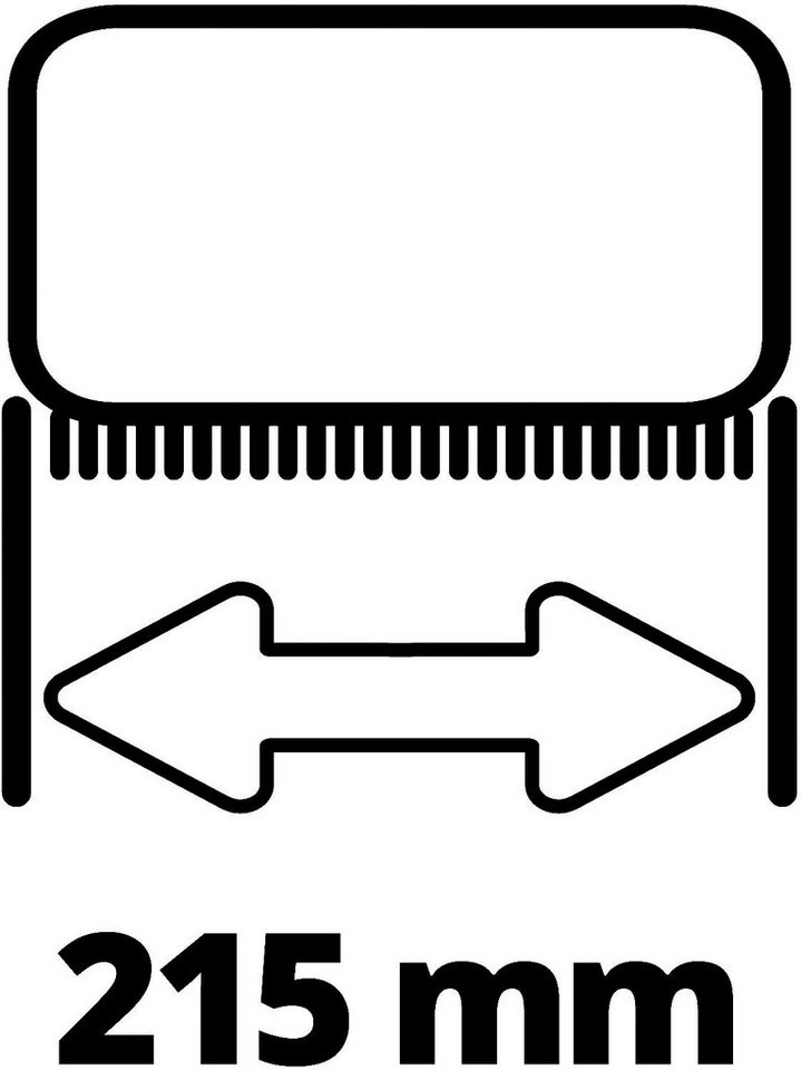 Reinigungsbürsten-Set »MEDIUM«, Einhell, (2-tlg), Zubehör für Akku-Oberflächenbürste »Picobella«, für Stein