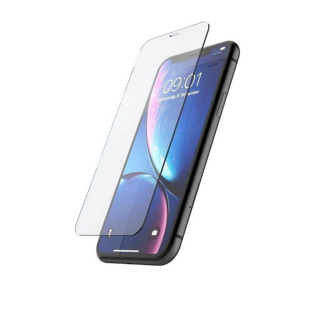 Hama »Echtglas-Displayschutz "Premium Crystal Glass" für Apple iPhone 11/ iPhone XR Schutzglas«, Displayschutzglas, - Serie: Premium Glas Crystal Clear, - Härtegrad: 10H, - Montagehilfe: Easy-On Frame, - Schutzklasse: 9, - Smartphone: Apple iPhone XR/11