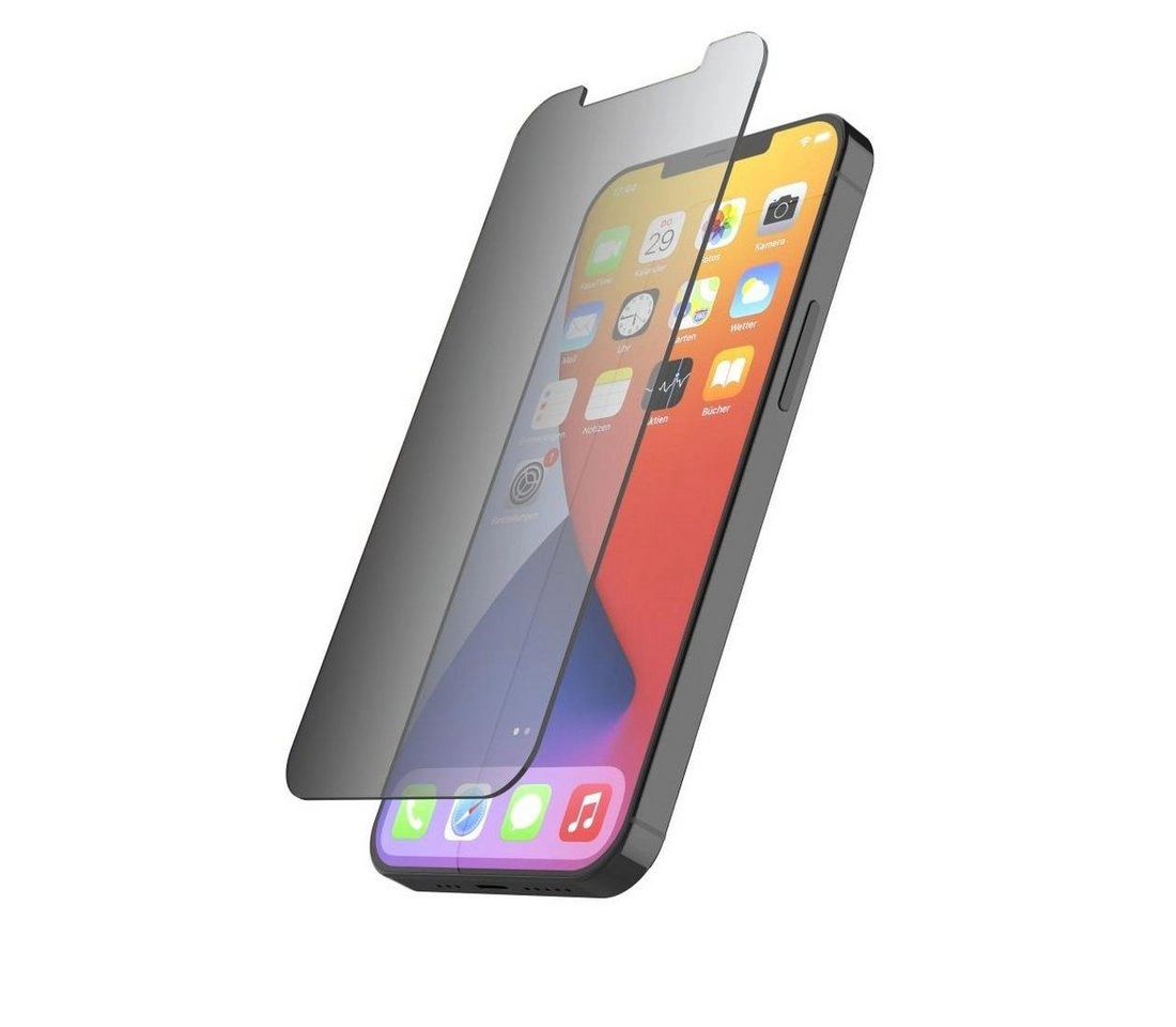 Hama »3D-Full-Screen-Schutzglas für Apple iPhone 12 Pro Max "Privacy" Displayschutzglas«, Displayschutzglas, - Härtegrad: 10H, - Montagehilfe: Easy-On Frame, - Schutzklasse: 11, - Smartphone: Apple iPhone 12 Pro Max