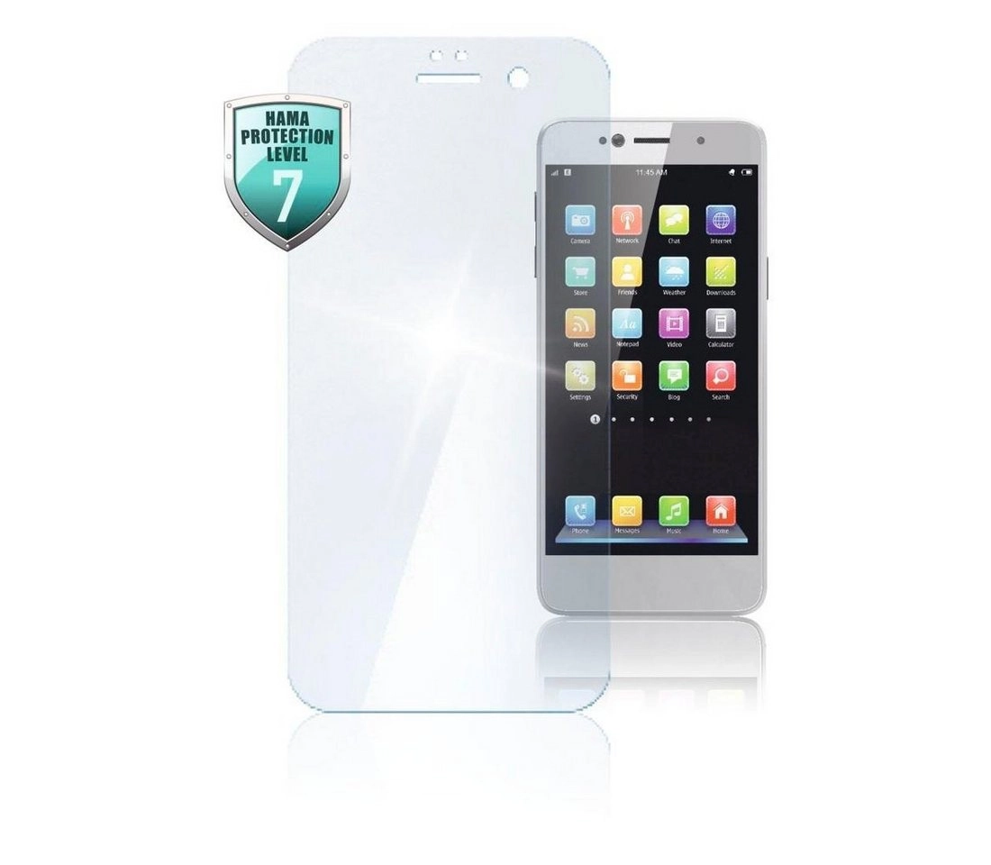 Hama »Schutzglas, Displayschutzglas für Huawei P20 Lite, Displayschutz, Schutz«, Displayschutzglas