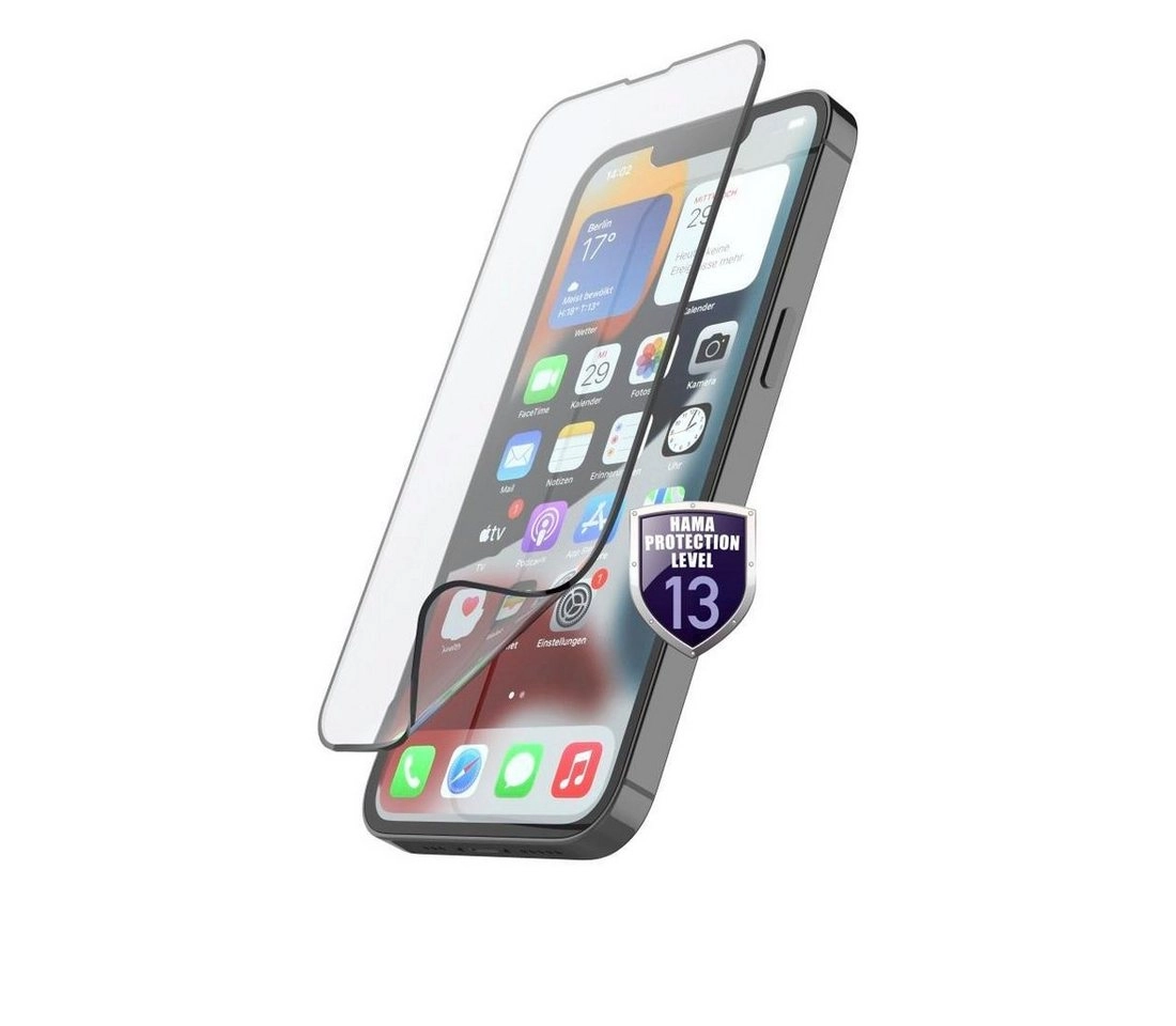 Hama »Displayschutz "Hiflex" für Apple iPhone 13/13 Pro, Schutzglas, Schutzfolie«, Displayschutzglas, Anti-Fingerabdruck-Beschichtung