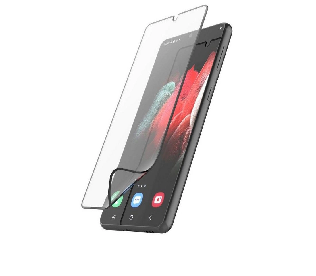 Hama »Displayschutz, Glas "Hiflex" für Samsung Galaxy S21 Ultra, Displayschutzglas«, Displayschutzglas, Fingerabdrucksensor kompatibel, Anti-Fingerabdruck-Beschichtung