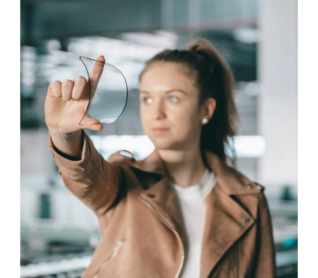 Hama »Displayschutz, Glas "Hiflex" für Samsung Galaxy S21 Ultra, Displayschutzglas«, Displayschutzglas, Fingerabdrucksensor kompatibel, Anti-Fingerabdruck-Beschichtung