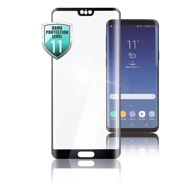 Hama »Hama 3D-Full-Screen-Schutzglas für Huawei P20 Lite, Schwarz«, Displayschutzglas