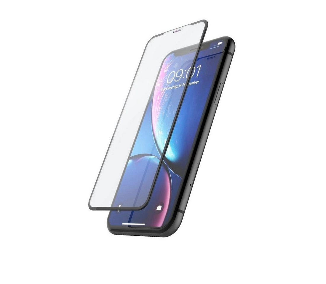 Hama »3D-Full-Screen-Schutzglas für Apple iPhone 11/ iPhone XR Glas, Schutz, Displayschutz«, Displayschutzglas, - Härtegrad: 10H, - Montagehilfe: Easy-On Frame, - Schutzklasse: 11, - Smartphone: Apple iPhone XR/11