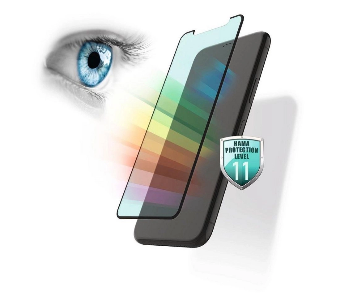 Hama »3D-Full-Screen-Schutzglas "Anti-Bluelight+Antibakt.", Glas für Galaxy S21 (5G)«, Displayschutzglas