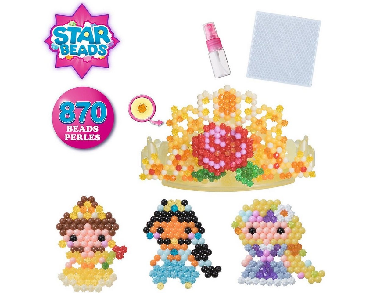 Aquabeads 31901 Princess Disney Prinzessinnen Krone aus Bastelperlen