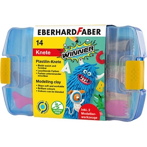 Eberhard Faber Plastilin-Knete, 10 Farben