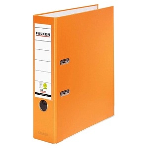 Veganer Falken Ordner A4 80mm breit orange