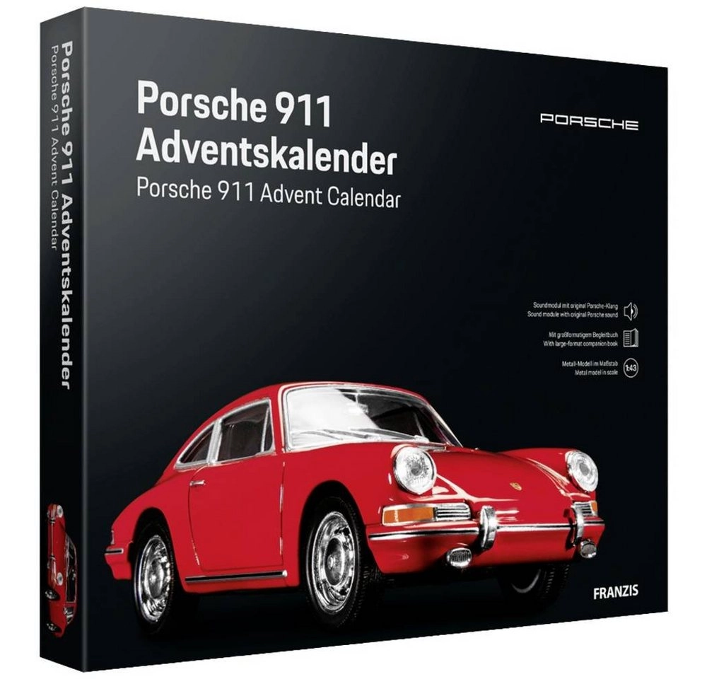 Franzis Adventskalender Porsche 911 rot