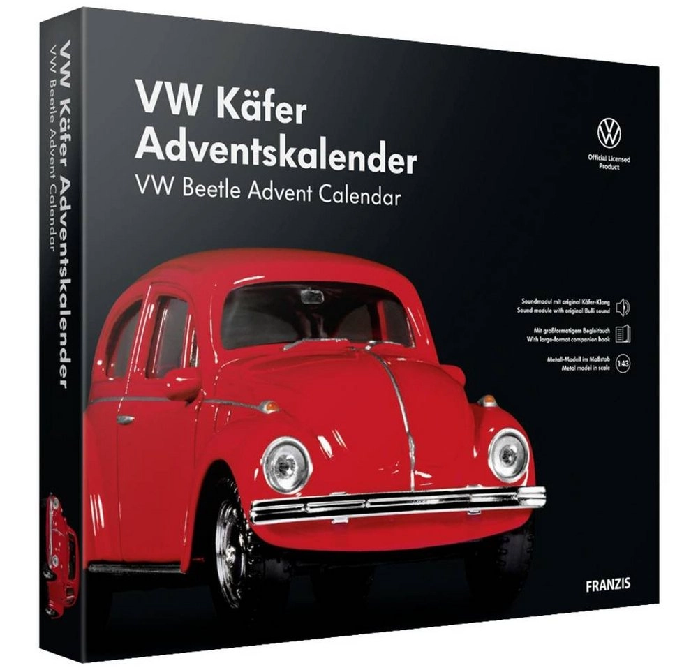 Franzis Adventskalender VW Käfer rot