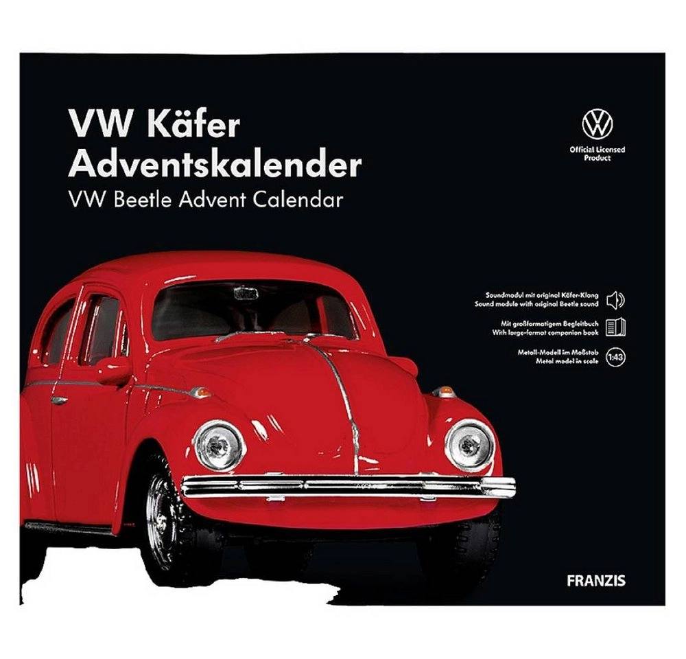 Franzis Adventskalender VW Käfer rot