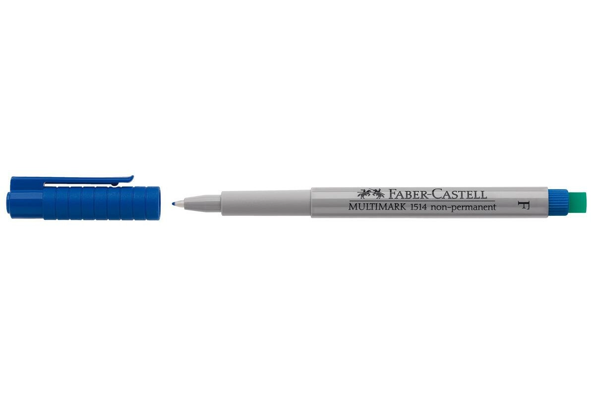 Faber-Castell nonpermanent Marker F blau