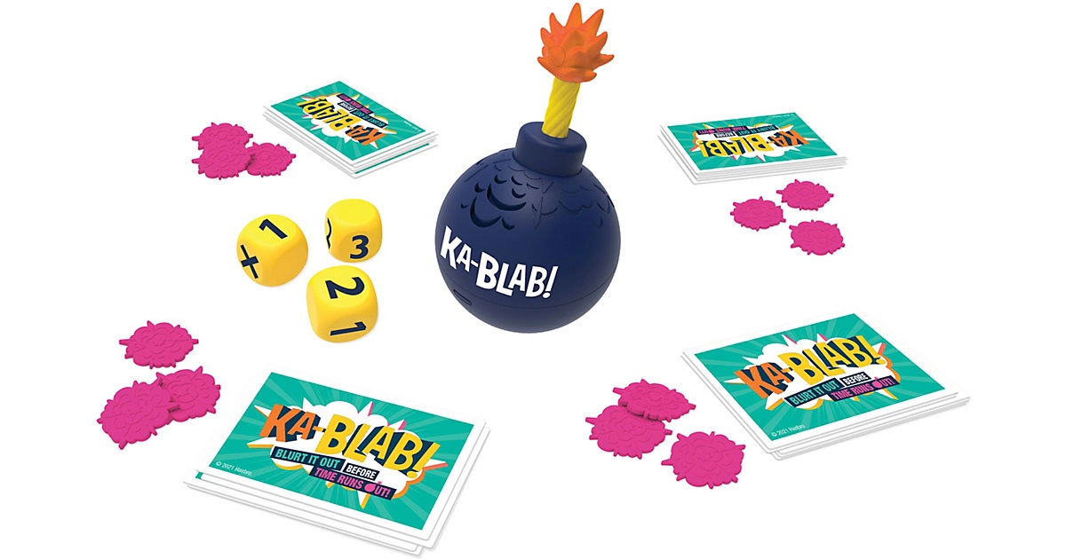 Hasbro Ka-Blab! Der explosive Spielspaß ab 10 Jahren für 2-4 Spieler