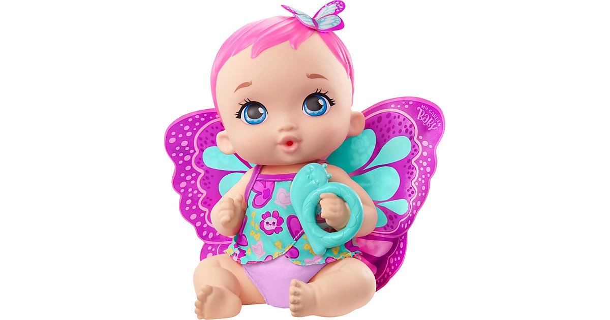 Mattel My Garden Schmetterlingsbaby Puppe Violetter Schmetterling