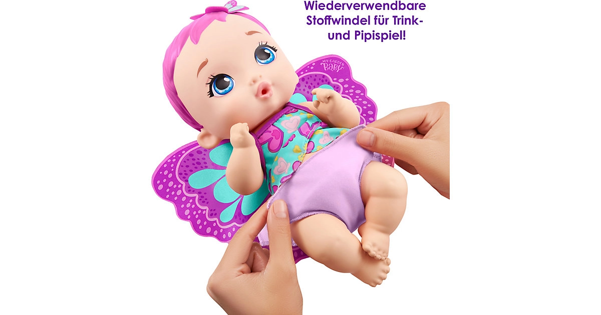 Mattel My Garden Schmetterlingsbaby Puppe Violetter Schmetterling