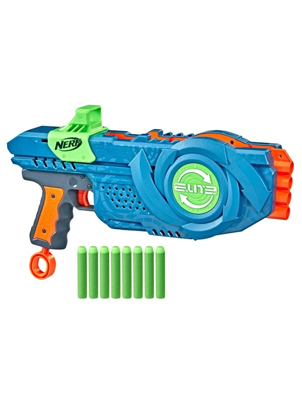 Nerf Elite 2.0 Flipshots Flip-8 Blaster mit 8 Dart-Läufen für doppelte Feuerkraft ab 8 Jahren