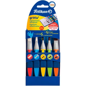 PELIKAN Griffix Schulpinsel 5er Pack