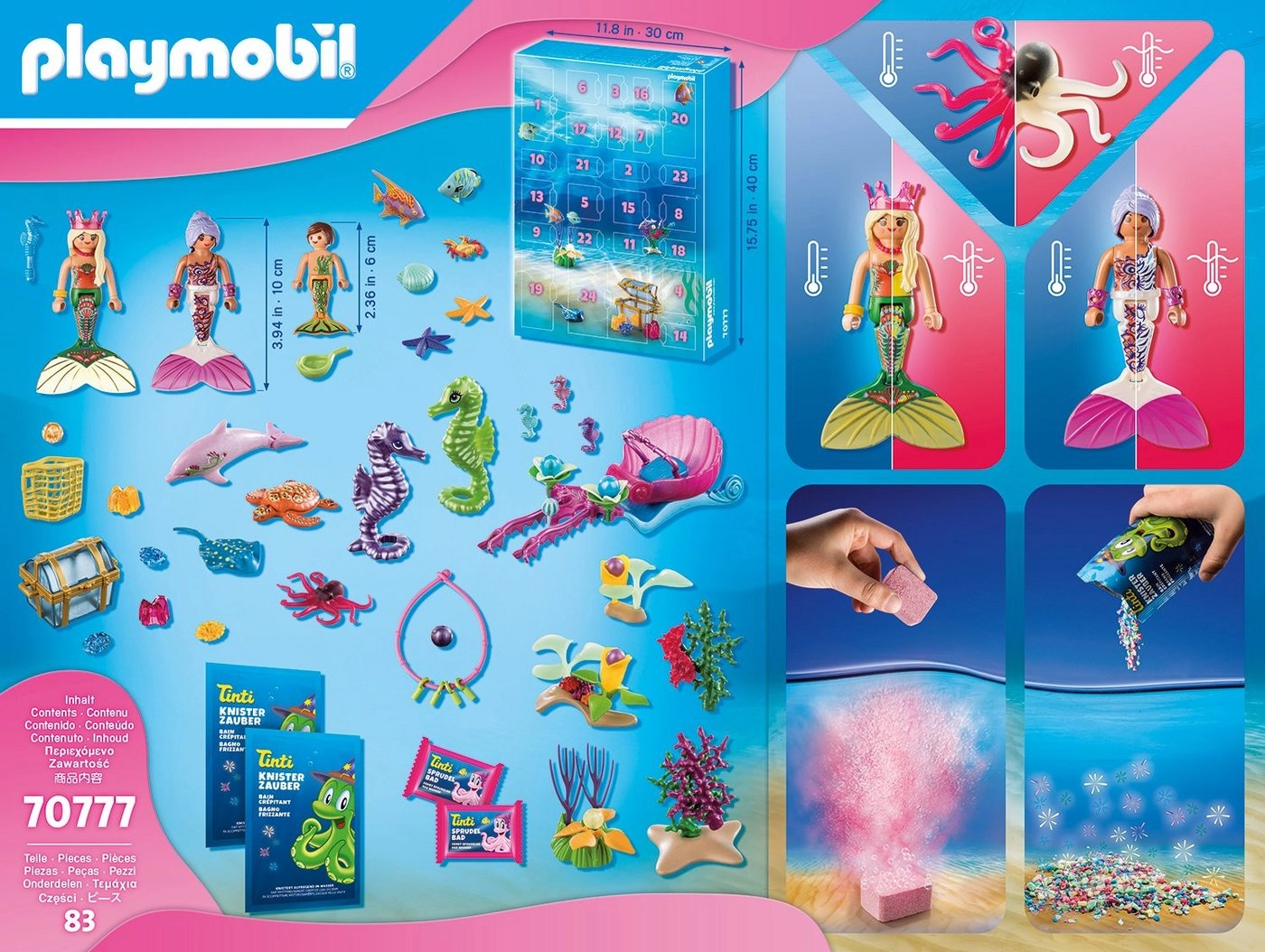 PLAYMOBIL® 70777 Adventskalender Badespaß Meerjungfrauen