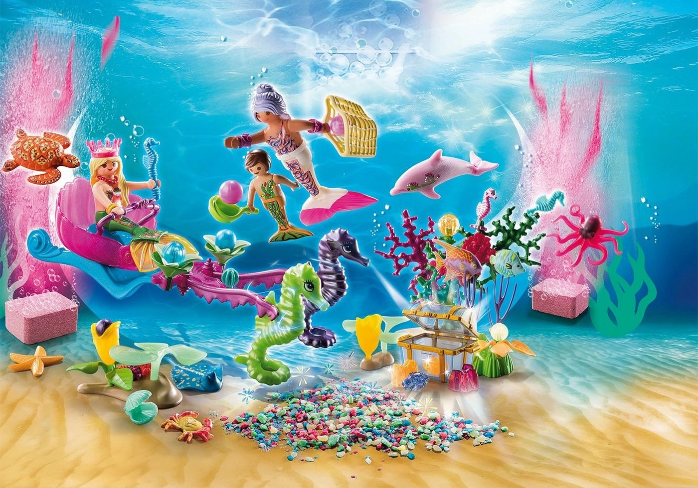 PLAYMOBIL® 70777 Adventskalender Badespaß Meerjungfrauen
