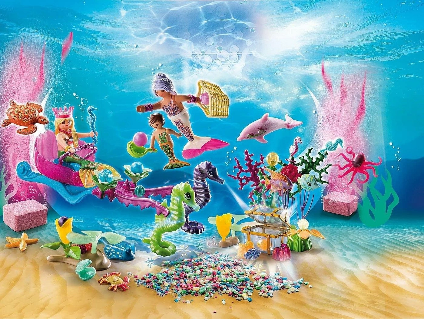 PLAYMOBIL® 70777 Adventskalender Badespaß Meerjungfrauen