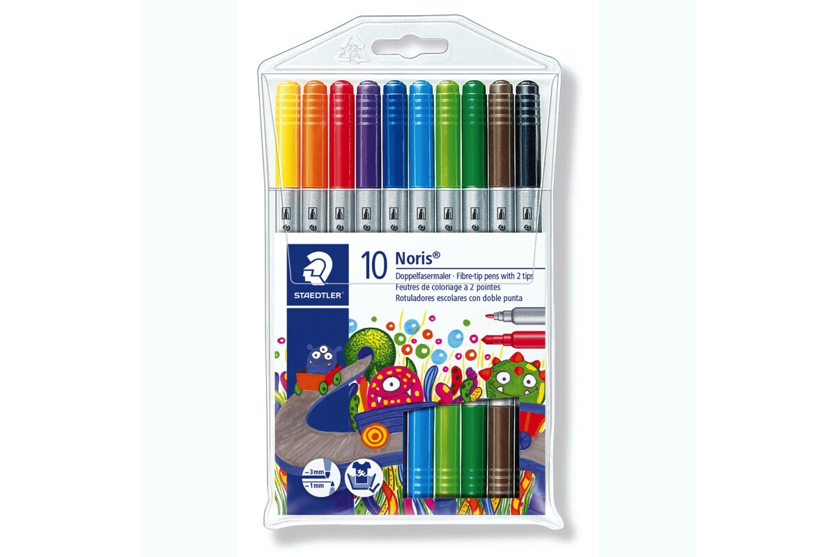 STAEDTLER Doppelfasermaler Noris 10er Etui