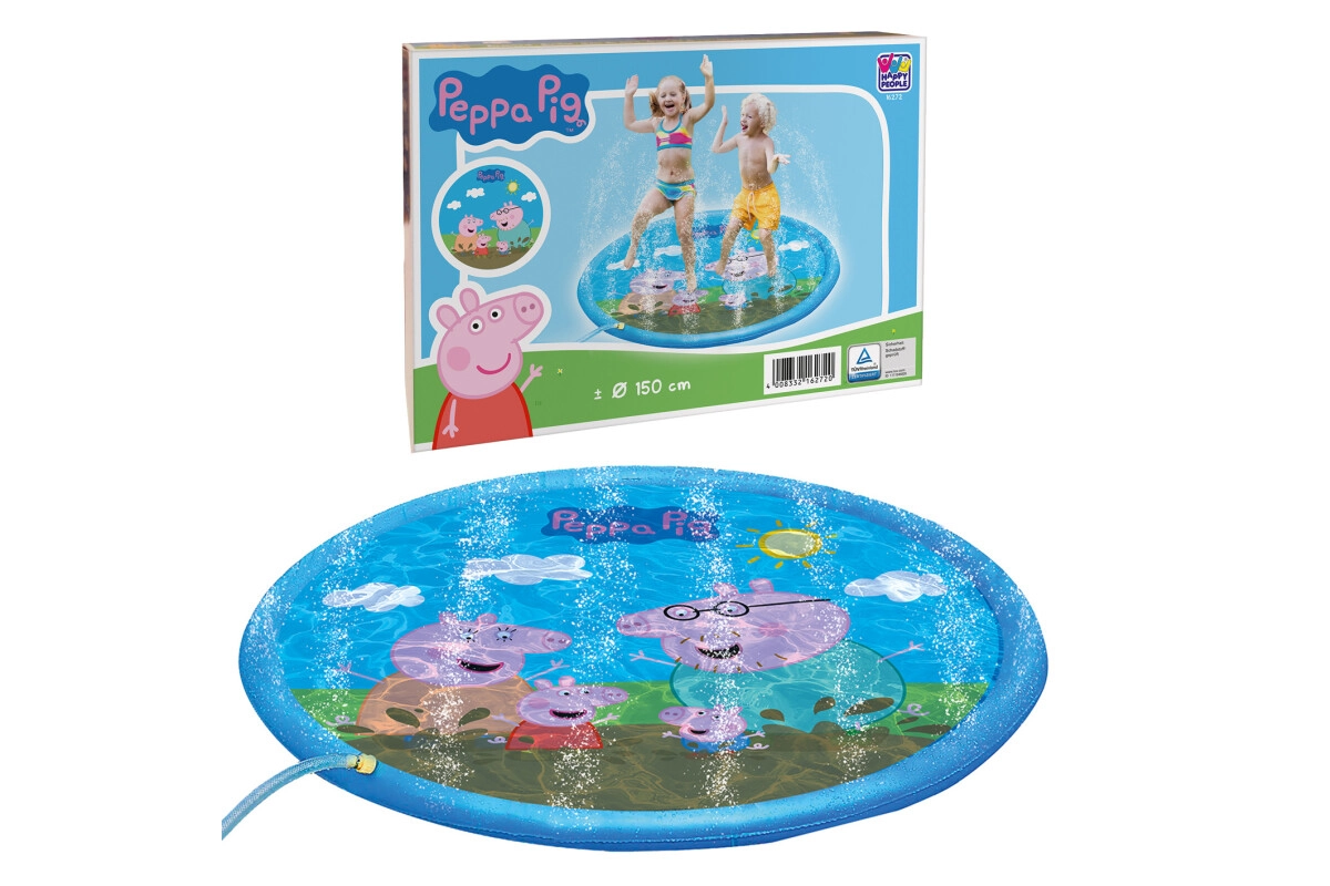 Happy People 16272 Peppa Pig Sprinklermatte Ø1,5m